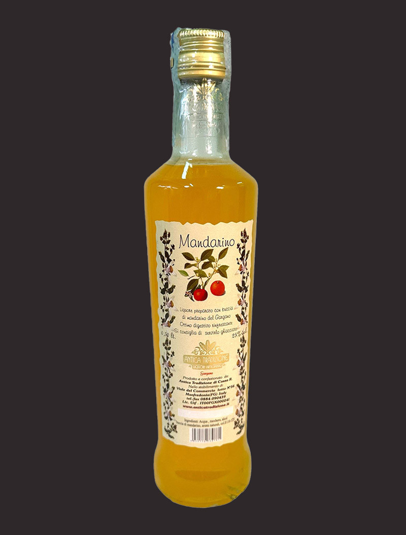 LIQUORE AL MANDARINO  | Antica Tradizione Gargano • Shop Online