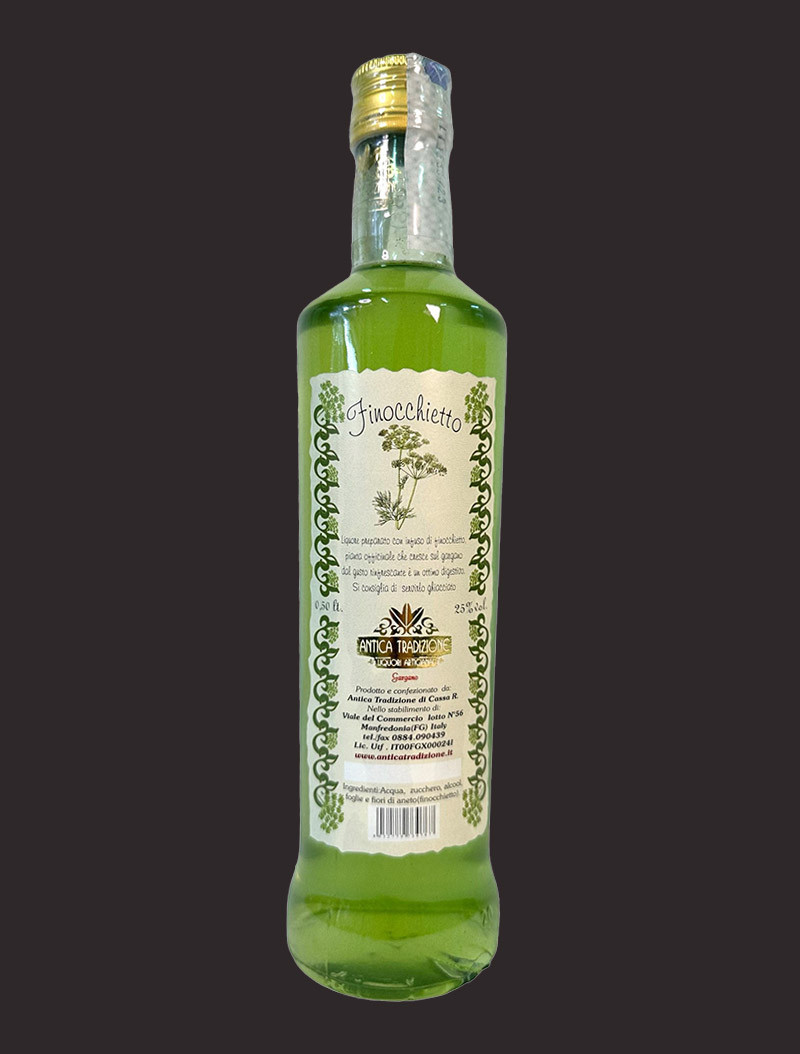 LIQUORE AL FINOCCHIETT0 | Antica Tradizione Gargano • Shop Online