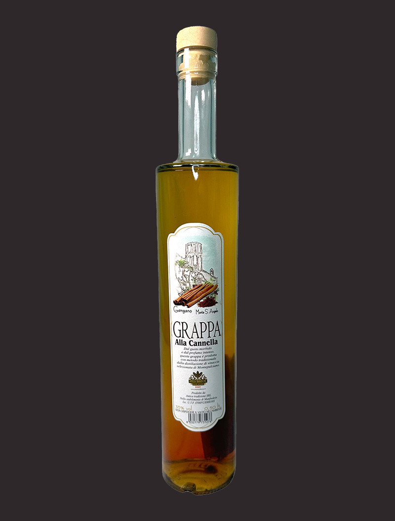 GRAPPA ALLA CANNELLA | Antica Tradizione Gargano • Shop Online