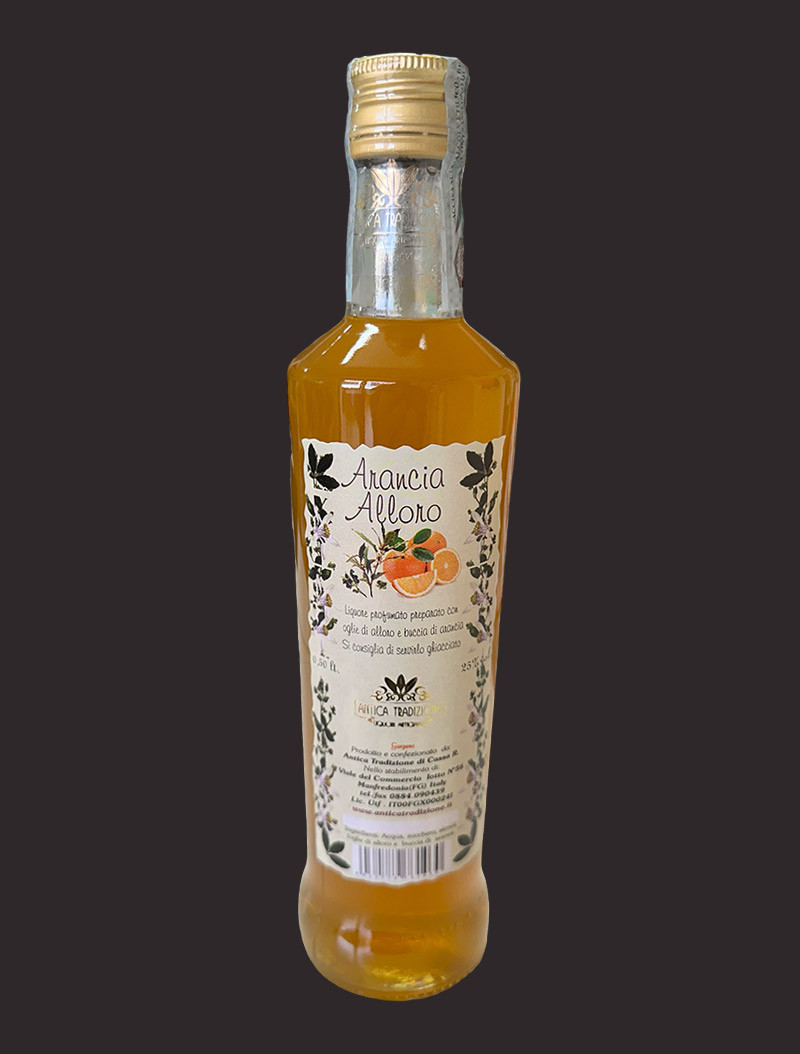 LIQUORE ARANCIA & ALLORO  | Antica Tradizione Gargano • Shop Online